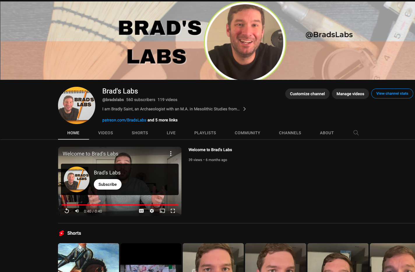 Brad’s Labs Announcement: Livestream on 8/25